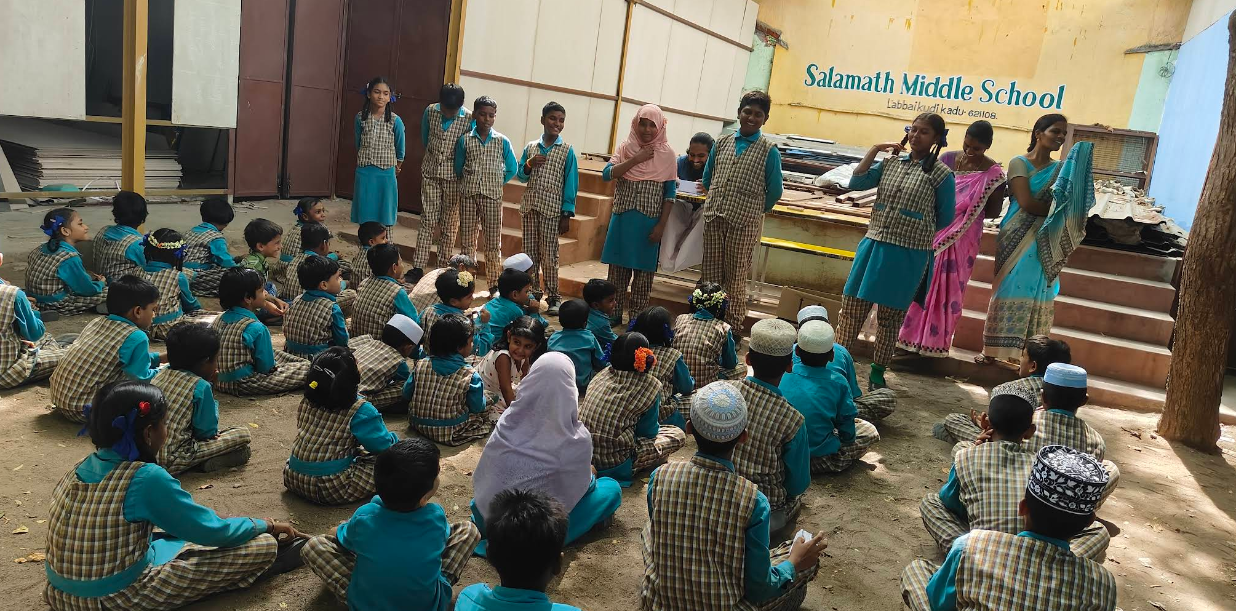 Leadership skills development for students at Salaamath School
